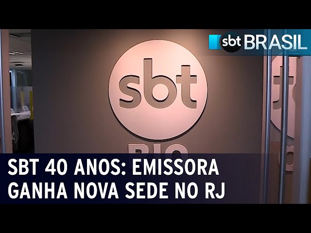 SBT completa 40 anos e ganha nova sede no Rio de Janeiro | SBT Brasil (19/08/21)