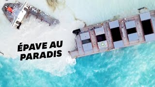 Île Maurice: le navire échoué s'est brisé en deux