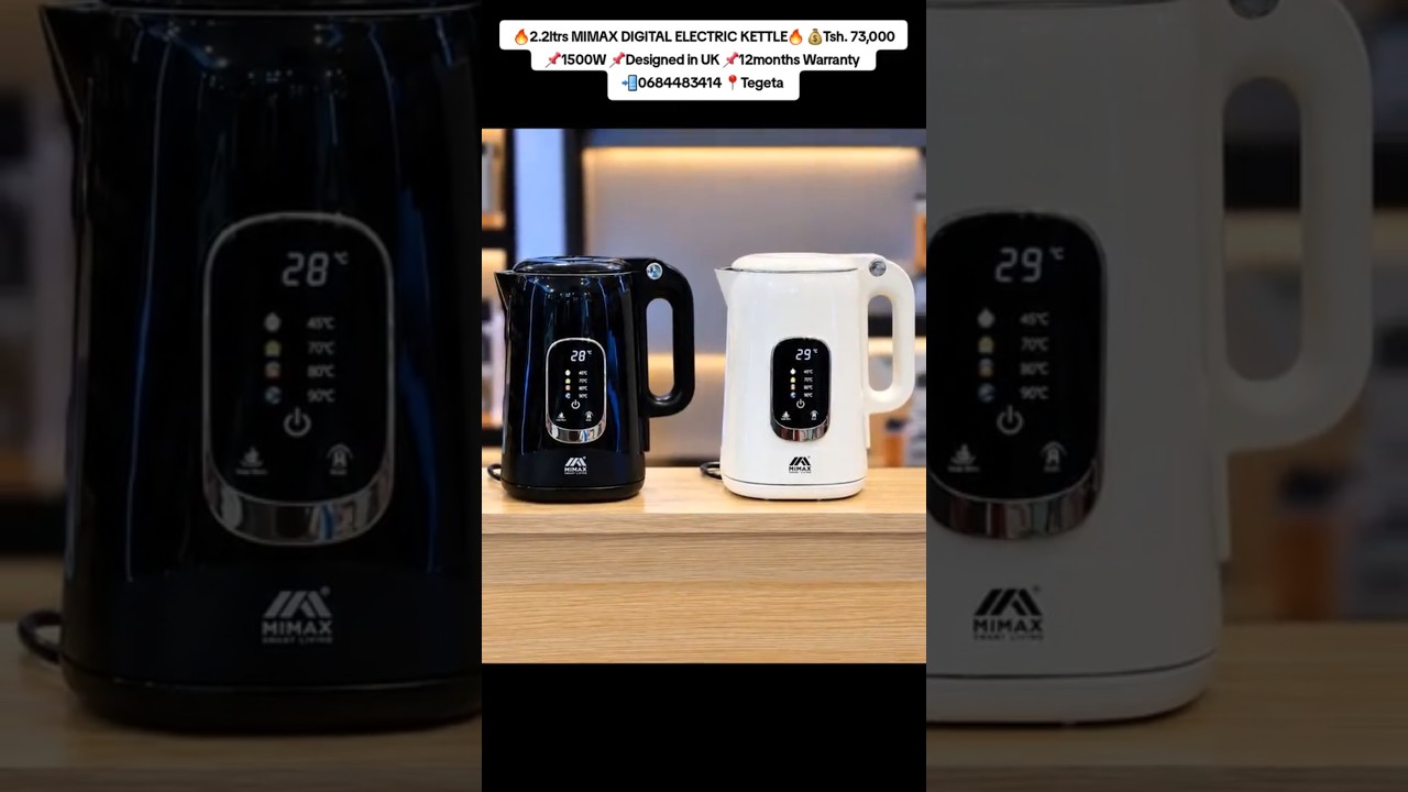2.2ltrs Mimax Digital Temperature Control Kettle