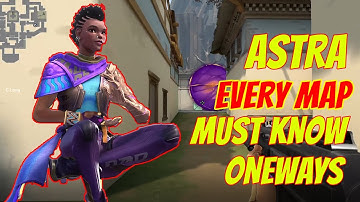 ASTRA ONE-WAY SMOKES ALL MAPS - Must Know Tips and Tricks 🤯