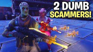 Two RICHEST Squeakers Lose WHOLE INVENTORY! (Scammer Get Scammed) Fortnite Save The World