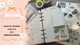 Filofax Malden | FCC | Personal Rings | May 25-31 | #personalrings | #plannercommunity | #filofax 🩷