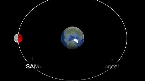 Est-ce que la Lune tourne autour d'Elle-même ?