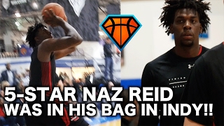 5-Star Naz Reid Was an Absolute FORCE In Indy!! | FULL UAA Session 2 Highlights