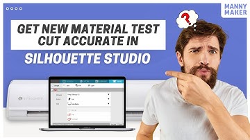 How to Find the Perfect Test Cut for Your Silhouette Cameo? (Beginners Tutorial!) #silhouettecameo