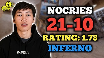 NOCRIES (21-10) RATING: 1.78 | NA FACEIT (INFERNO) +VOICE COMMS | CS2 POV