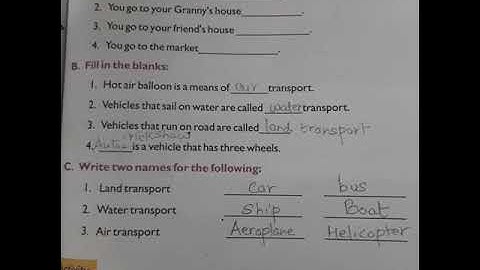 Ecps class 1 EVS Chapter 15 Travelling around part 3