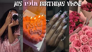 my 19th birthday preparation + vlog ; my FINAL teenage year ᥫ᭡ | hair, nails, photoshoot, etc.