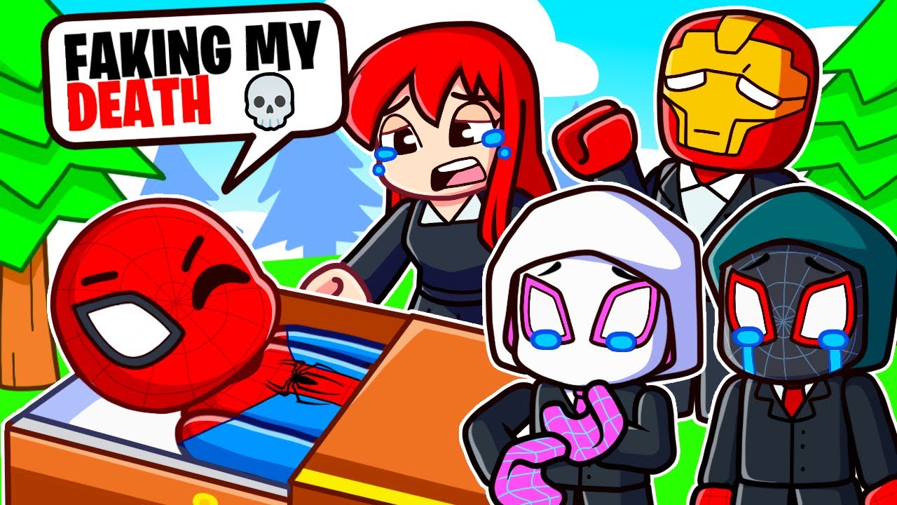 Spiderman Pranks His Friends In Roblox!