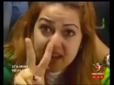 احلى مشجعات عراقيات في مباراة العراق والبحرين