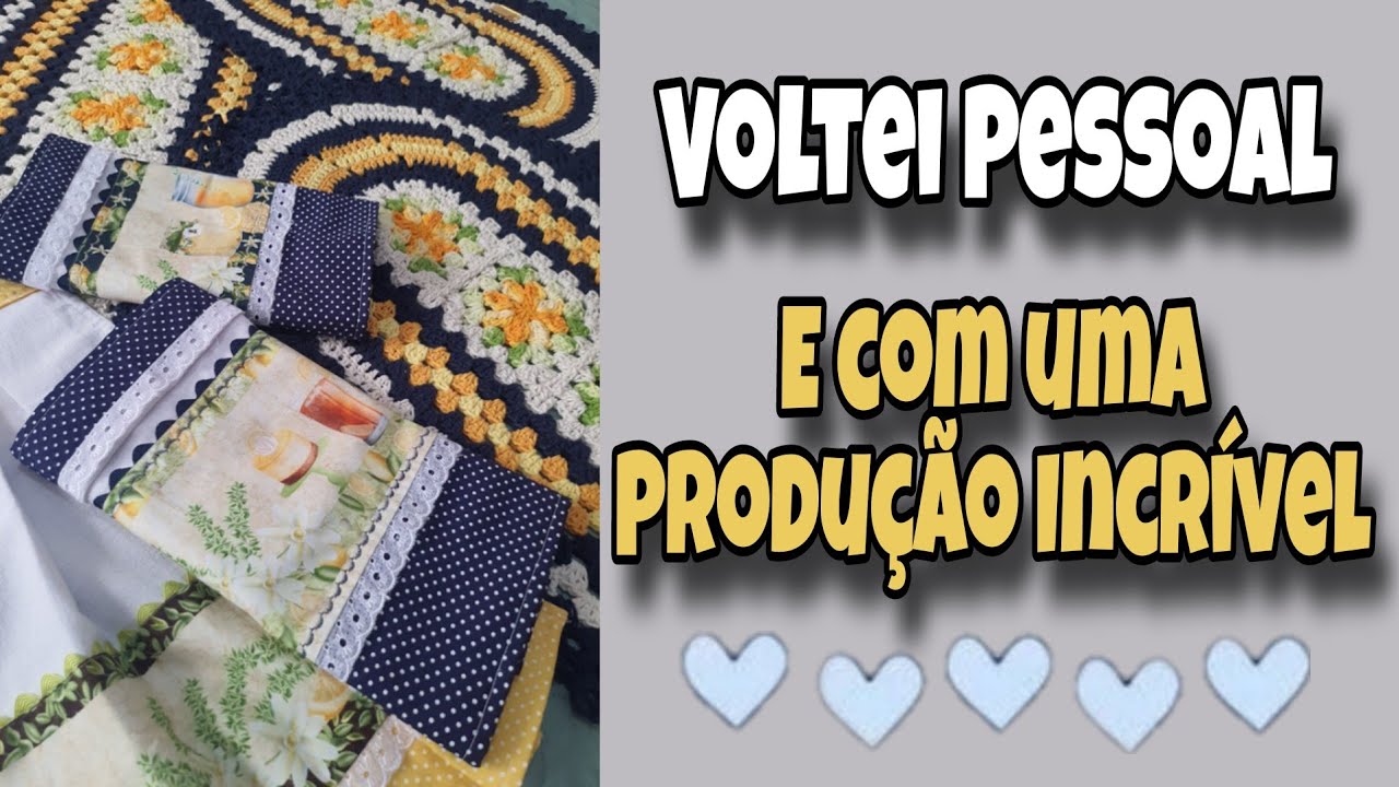 ESTOU DE VOLTA I UMA PRODUÇÃO INCRÍVEL + VALORES @ateliedocecroche6603