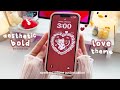 CUSTOMIZE YOUR iPHONE WITH A CUSTOM BOLD (yet soft) LOVE THEME 💌 the PERFECT VALENTINE'S THEME 🍒