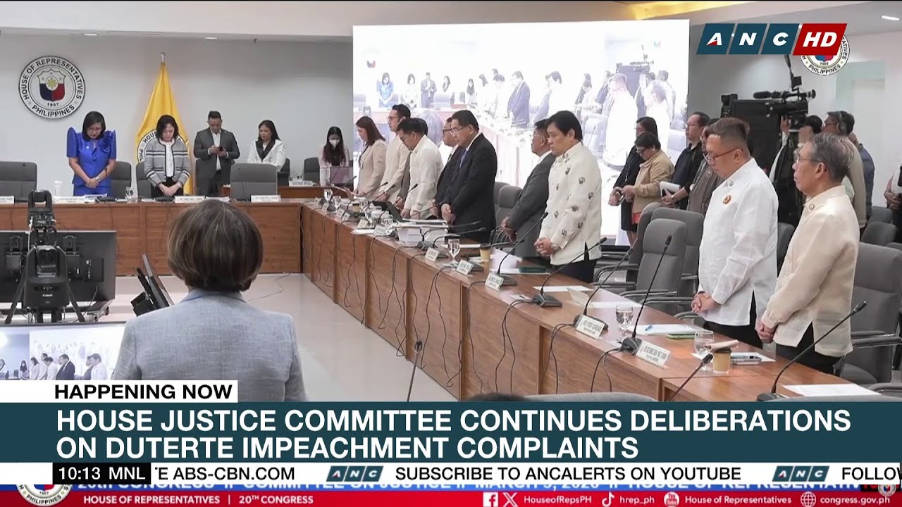 HAPPENING NOW: House resumes deliberations on VP Sara impeachment complaints | ANC