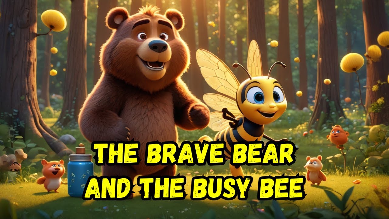 The Brave Bear and the Busy Bee | Benny & Bella | English Story - YouTube