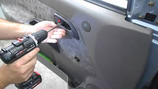 2006 Holden Rodeo Front Door Trim Removal
