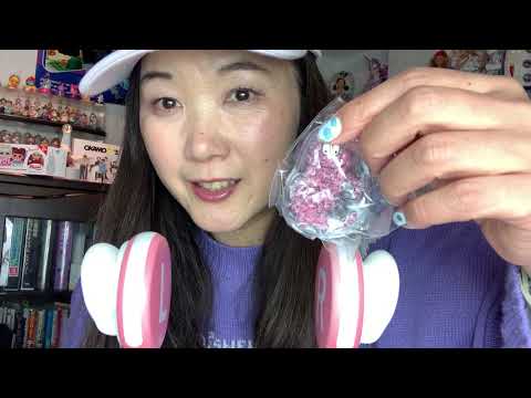 【ASMR】ガチャガチャ開封❤️＆LO Lエッグチョコ?中身もサプライズで、びっくり⁉️EGG chocolate eating sound?