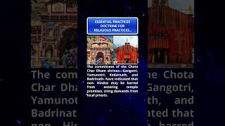 #ChotaCharDham #Gangotri #Yamunotri #Kedarnath #Badrinath #CharDhamYatra #ReligiousFreedom #UPSC