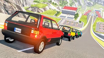 Epic High Speed Car Jumps #8 – BeamNG Drive  Crash Car