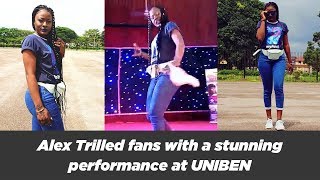 BBNAIJA Alex Thrilled Fans At UNIBEN with a stunning performance at MyPaddi Event [HD]
