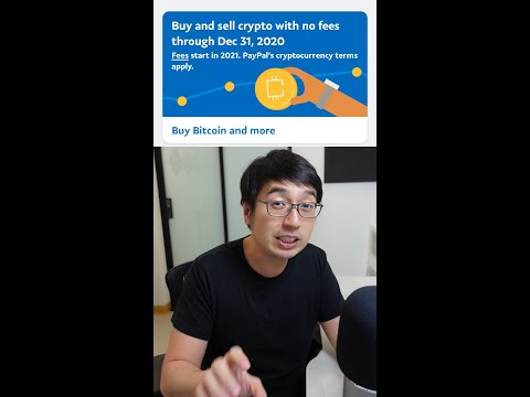 Buy Bitcoin With PayPal (no Fees) #shorts