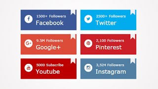 Create Creative Social Share Buttons - codiblog
