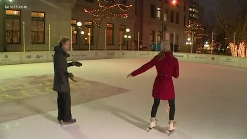 Ellery McCardle ice skates at WinterSkate