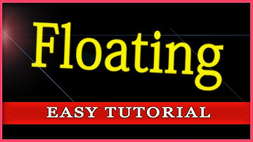 Floating / Wiggle Text Animation -  After Effect Easy Tutorial