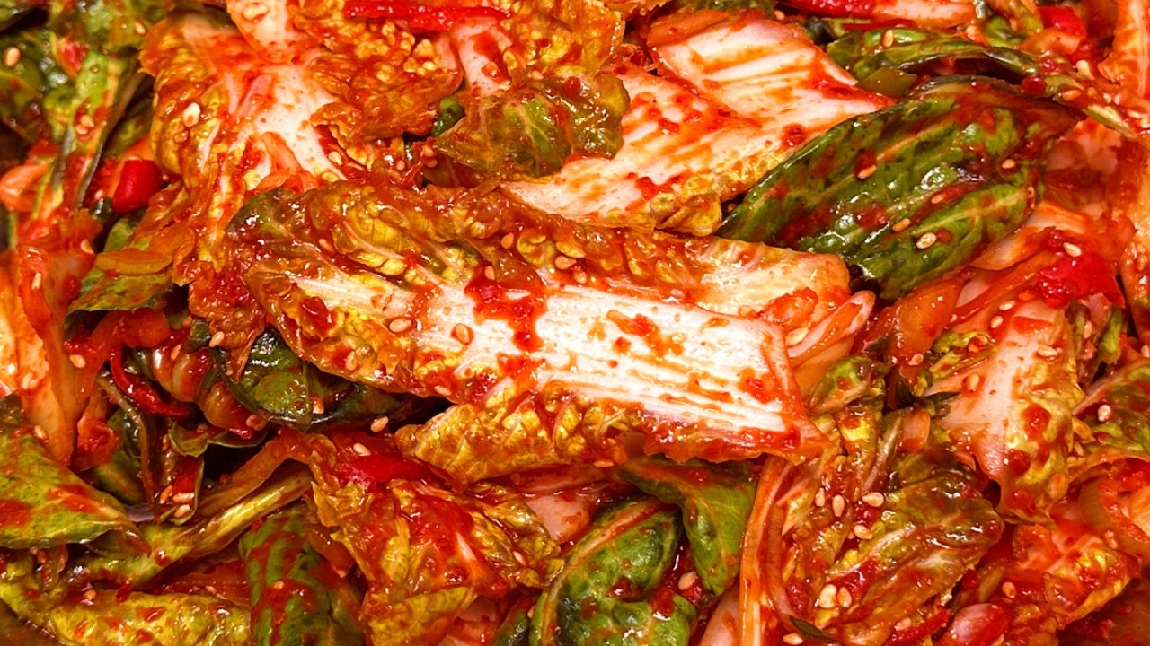 봄동겉절이 황금레시피, 이렇게 무쳐서 밥에 비벼먹으면 최고 맛있어요👍👍