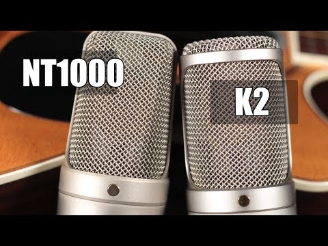 Rode NT1000 vs Rode K2 (acoustic guitar) (pt.1)