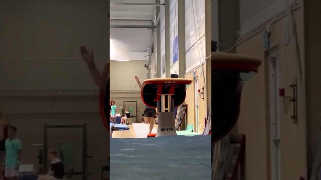 Youth Olympic Medalist Flips Off Vaulting Table At Gym - 1361714-1
