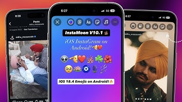 INSTAMOON V10.1 NEW Features🔥| iOS Instagram IOS EMOJIS + ROUND EDGE on Android 2025!