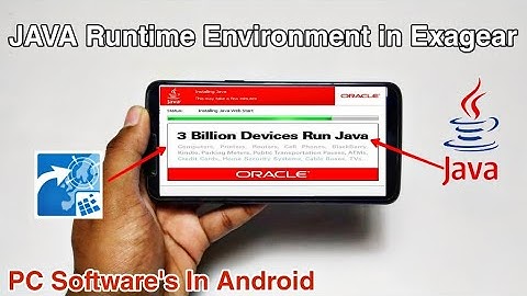 Java Runtime Environment install in Exagear Windows Emulator in Android Phone