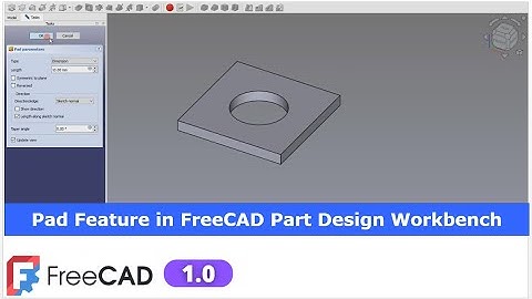 Pad Feature in FreeCAD 1.0 Part Design Workbench | FreeCAD Tutorial | 3D Modeling | Mechnexus |