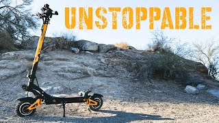 Ausom Gallop: Dual Motor 2400W Electric Scooter that Crushes a Hill Climb