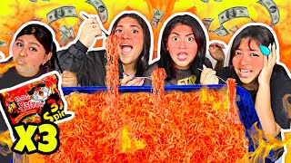 🔥COMIENDO EL RAMEN MÁS PICANTE DEL MUNDO ¿Quién Ganó 6 MIL PESOS? 🤑| CONNY MERLIN