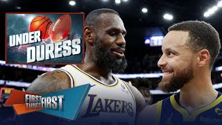 LeBron, Curry, Jokic, Giannis \& the 2024 NBA All-Stars are Under Duress | NBA | FIRST THINGS FIRST