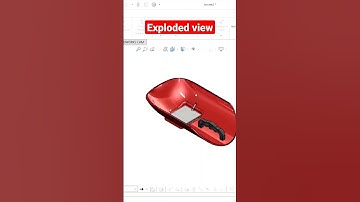 Exploded 💥 view and collapse animation #shorts #swtutorial #malviyacadsolution