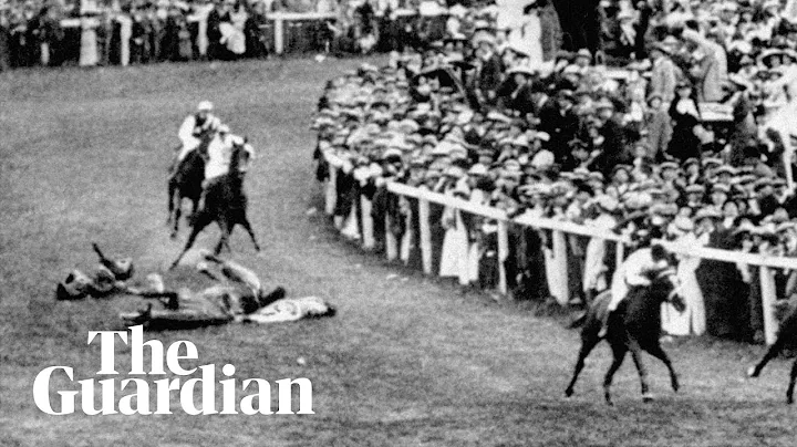 Suffragette Emily Davison knocked down by King's h...