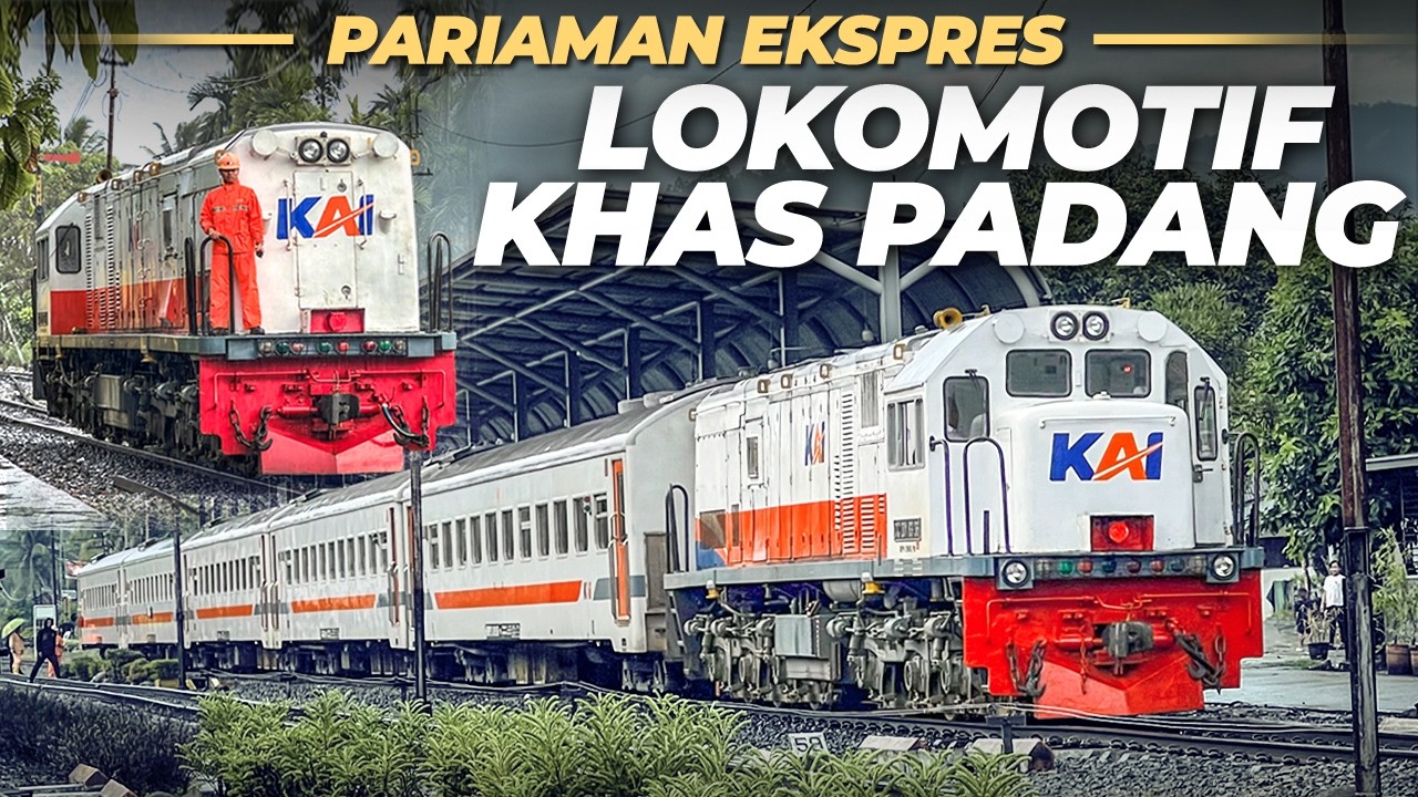LOKOMOTIF KHAS PADANG ‼️ LIVERY CC201 PALING UNIK ADA DISINI | Trip Kereta Api Pariaman Ekspres #1