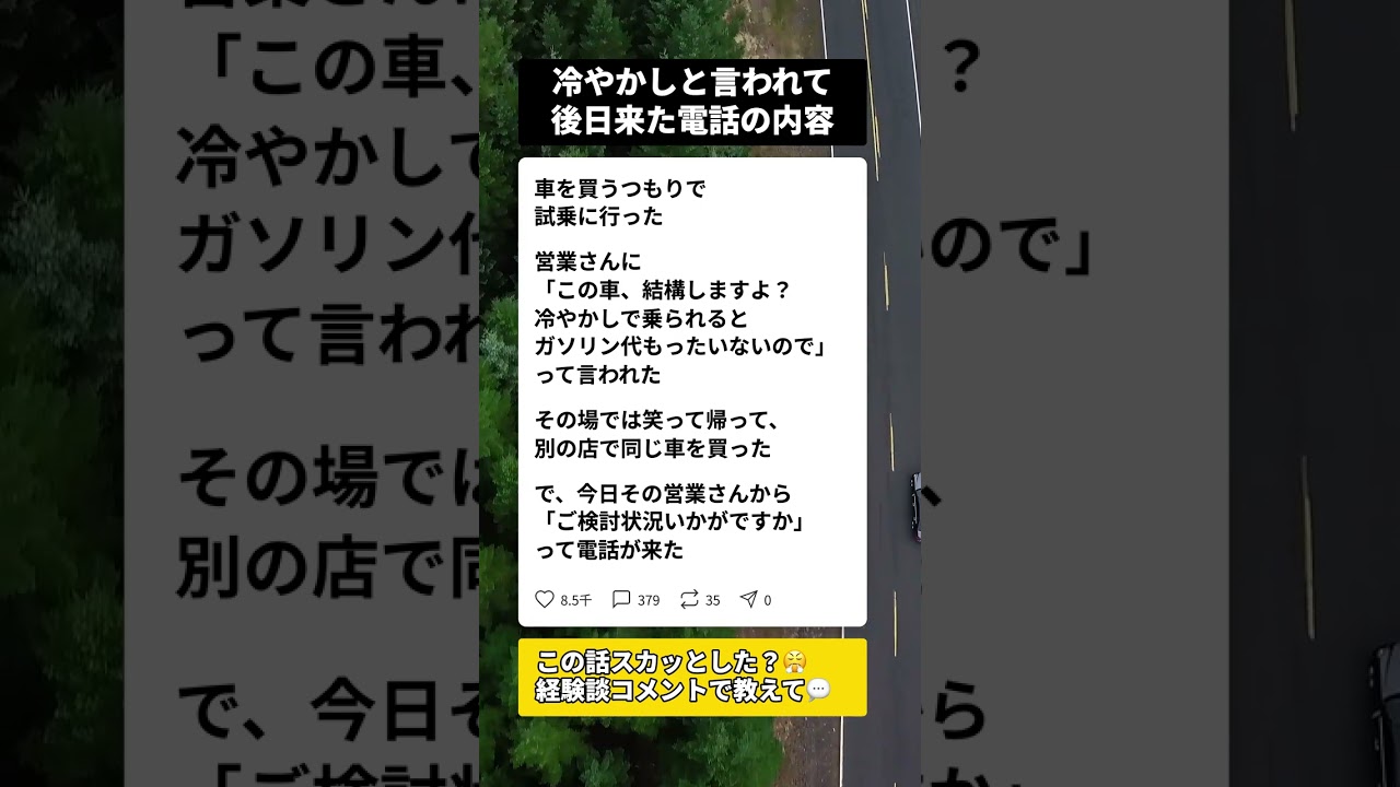 試乗で「冷やかしはガソリンの無駄です」と言われた日のその後 #カーディーラー #試乗体験