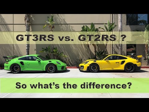 PORSCHE GT3RS vs  GT2RS