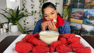 HOT CHEETOS FRIED CHICKEN MUKBANG 🥵