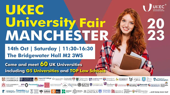 The Largest University Fair in Manchester 2023 | 60+ UK Universities | G5 Universities | FREE ENTRY