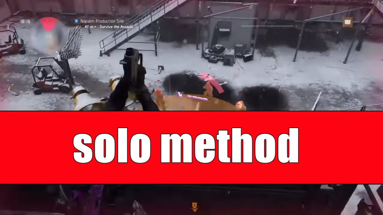 MY METHOD How to complete | Napalm Production Site legendary