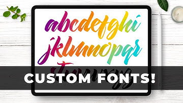 Install custom fonts on your iPad for free!