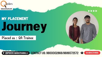 My Placement journey as QA Trainee from QSpiders Marathahalli