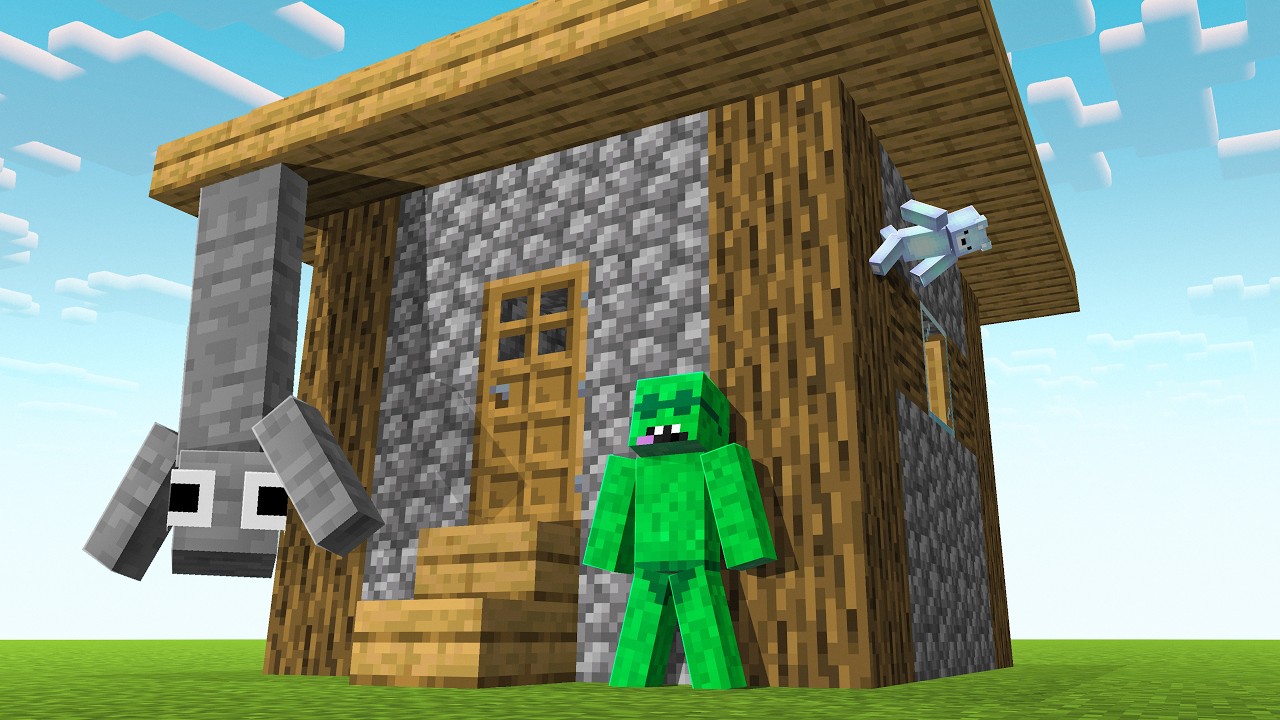 Hide and Seek with Gravity in Minecraft
