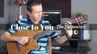 Video thumbnail of "Close to You (The Carpenters) - Fingerstyle"