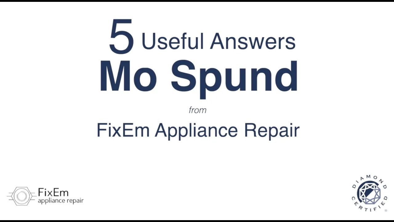 Fix Em List FixEm Appliance Repair - 5 Useful Answers - YouTube