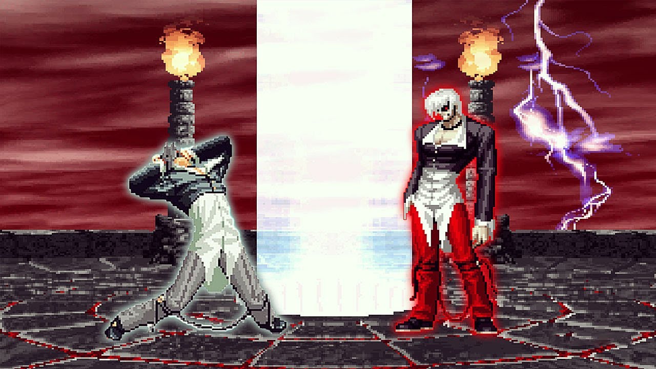 [KOF Mugen] Boss Orochi Iori CY Vs Red Flame Orochi Iori Team